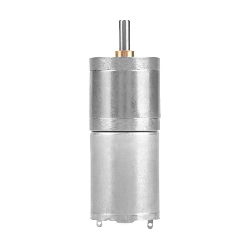 Naroote Dc Motor, DC Gear Motor Low Gear Motor 1Pcs 25mm DC 12V 25GA-370 Low Gear Motor for Electronic Lock (12V 60RPM) - Image 1
